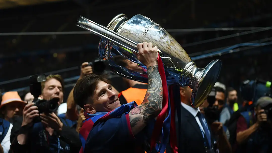 Who Lined Up Beside Messi the Last Time Barcelona Won the Champions League