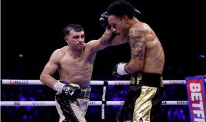 Jack Catterall beats Regis Prograis on points to move closer to title showdown