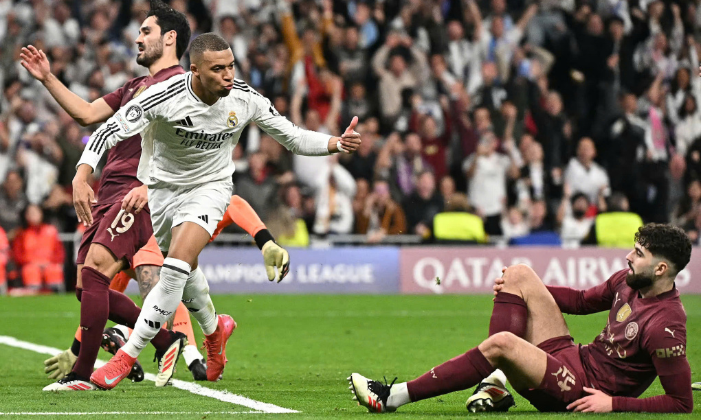 Mbappe's Hat-Trick Seals Real Madrid's Triumph Over Man City 3